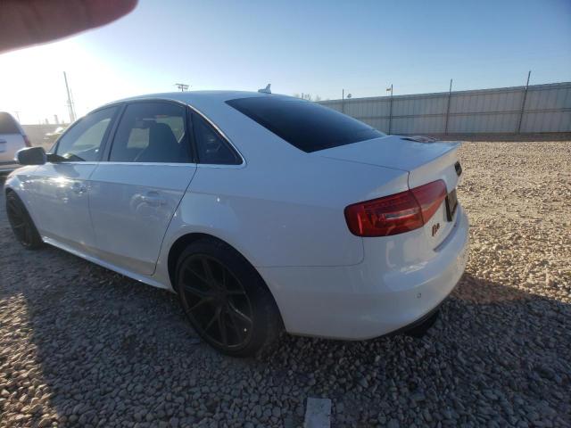 WAUBGAFL1EA080788 - 2014 AUDI S4 PREMIUM PLUS WHITE photo 2