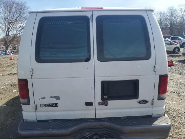 1FTNE24W05HB35540 - 2005 FORD ECONOLINE E250 VAN WHITE photo 10