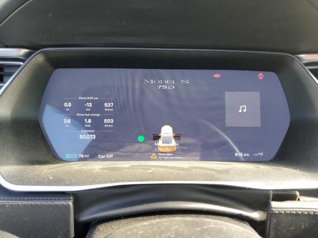 5YJSA1E22JF231877 - 2018 TESLA MODEL S Արծաթագույն լուսանկար 9