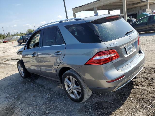 4JGDA5HB1DA121780 - 2013 MERCEDES-BENZ ML 350 4MATIC GRAY photo 2