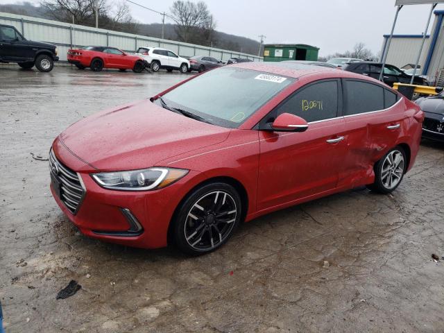 5NPD84LF3HH152046 - 2017 HYUNDAI ELANTRA SE RED photo 1