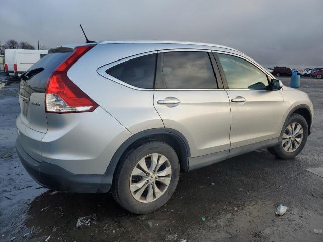 2HKRM4H78EH617838 - 2014 HONDA CR-V EXL SILVER photo 3