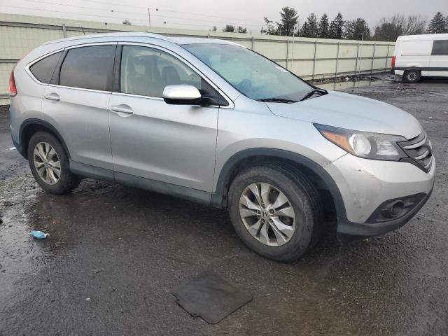 2HKRM4H78EH617838 - 2014 HONDA CR-V EXL SILVER photo 4