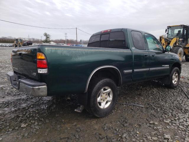 5TBRT34101S185631 - 2001 TOYOTA TUNDRA ACCESS CAB მწვანე ფოტო 3