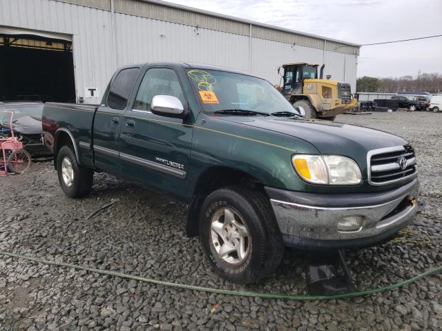 5TBRT34101S185631 - 2001 TOYOTA TUNDRA ACCESS CAB მწვანე ფოტო 4