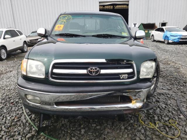 5TBRT34101S185631 - 2001 TOYOTA TUNDRA ACCESS CAB GREEN photo 5