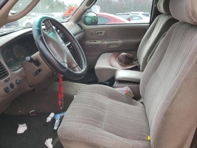 5TBRT34101S185631 - 2001 TOYOTA TUNDRA ACCESS CAB მწვანე ფოტო 7