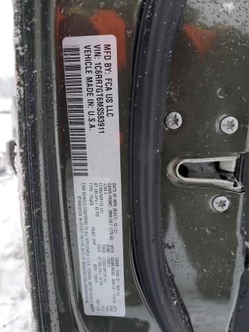 1C6RR7GT6MS583911 - 2021 RAM 1500 CLASS SLT 绿色 照片 12