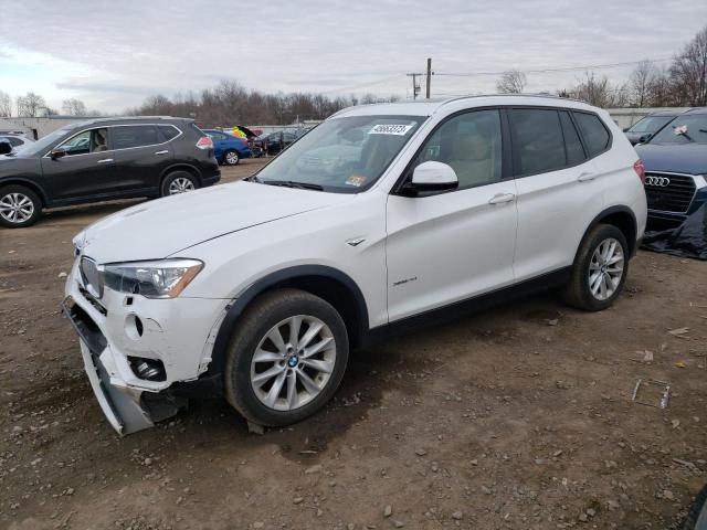 5UXWX9C52G0D76177 - 2016 BMW X3 XDRIVE28I WHITE photo 1