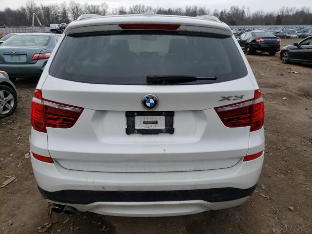 5UXWX9C52G0D76177 - 2016 BMW X3 XDRIVE28I WHITE photo 6