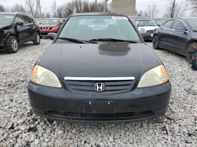 1HGES26771L064585 - 2001 HONDA CIVIC EX BLACK photo 5