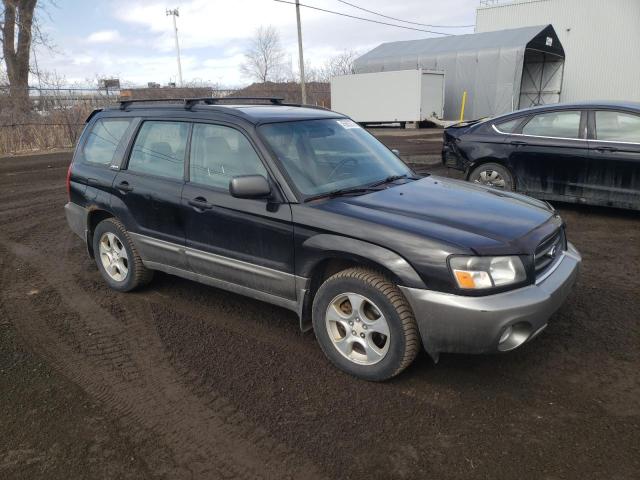 JF1SG65603H738381 - 2003 SUBARU FORESTER 2.5XS შავი ფოტო 4