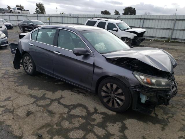 1HGCR3F80DA044325 - 2013 HONDA ACCORD EXL GRAY photo 4