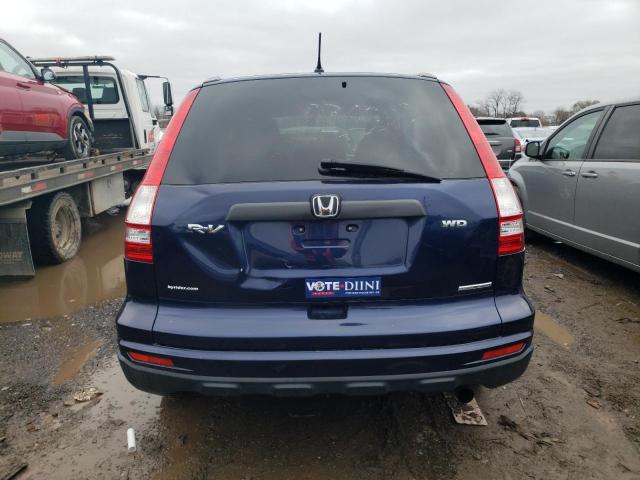 JHLRE4H40BC019627 - 2011 HONDA CR-V SE BLUE photo 6