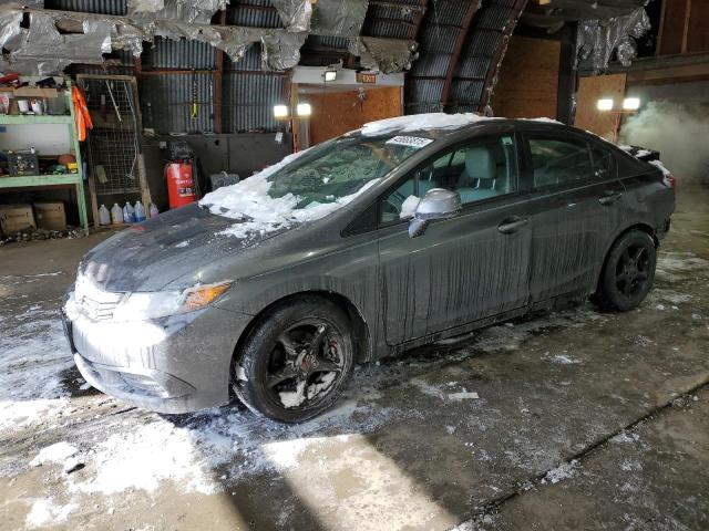 2HGFB2F94CH540667 - 2012 HONDA CIVIC EXL ნაცრისფერი ფოტო 1