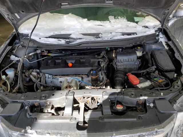 2HGFB2F94CH540667 - 2012 HONDA CIVIC EXL ნაცრისფერი ფოტო 11
