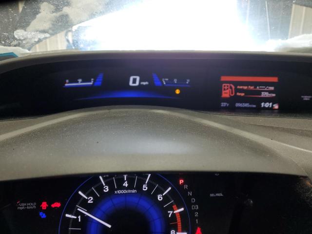 2HGFB2F94CH540667 - 2012 HONDA CIVIC EXL ნაცრისფერი ფოტო 9