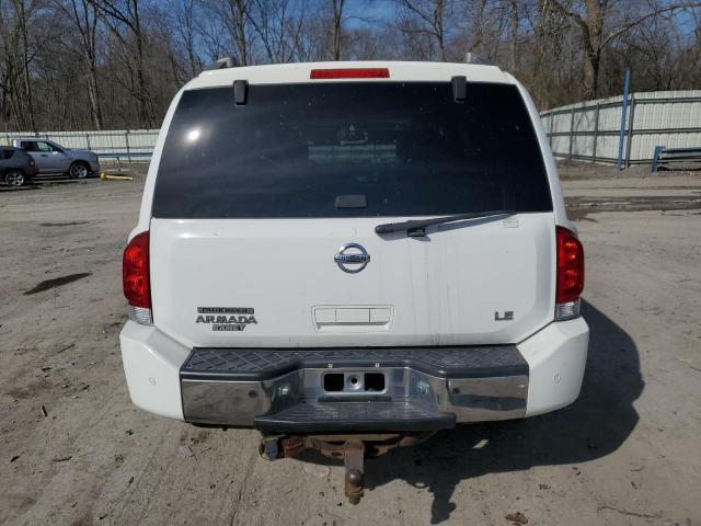 5N1AA08B24N714434 - 2004 NISSAN ARMADA SE WHITE photo 6