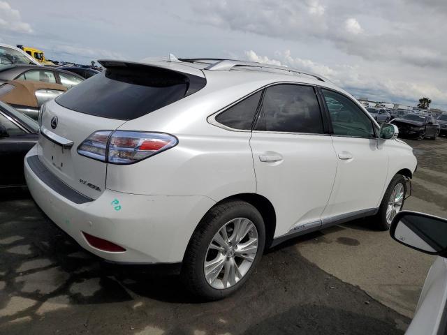 JTJBC1BA9C2430286 - 2012 LEXUS RX 450 WHITE photo 3