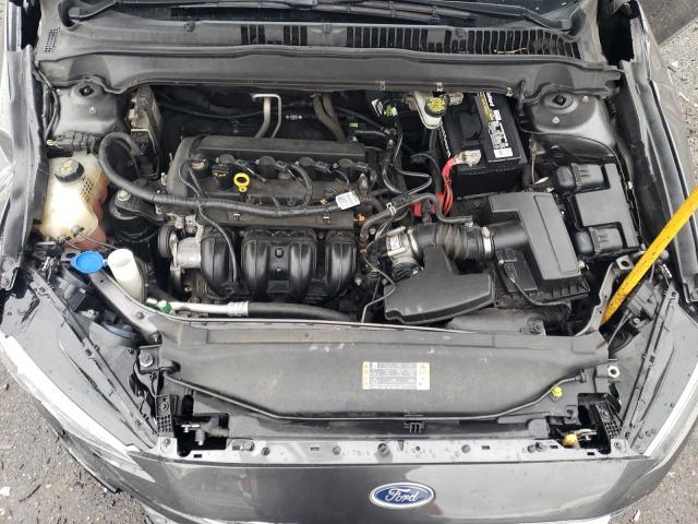 3FA6P0H75JR162348 - 2018 FORD FUSION SE GRAY photo 11