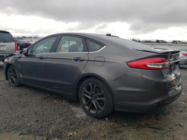 3FA6P0H75JR162348 - 2018 FORD FUSION SE GRAY photo 2