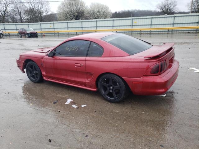 1FALP4040VF143205 - 1997 FORD MUSTANG MAROON photo 2