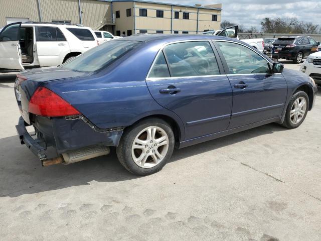 JHMCM563X7C016732 - 2007 HONDA ACCORD SE BLUE photo 3