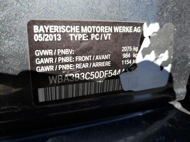 WBA3B3C50DF544417 - 2013 BMW 328 XI GRAY photo 12