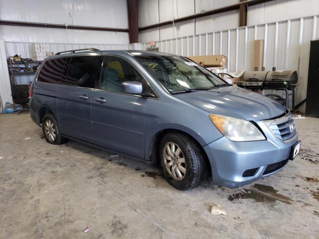 5FNRL38458B011211 - 2008 HONDA ODYSSEY EX BLUE photo 4