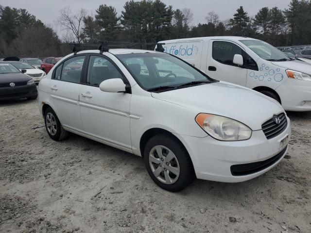 KMHCN46C69U327849 - 2009 HYUNDAI ACCENT GLS WHITE photo 4