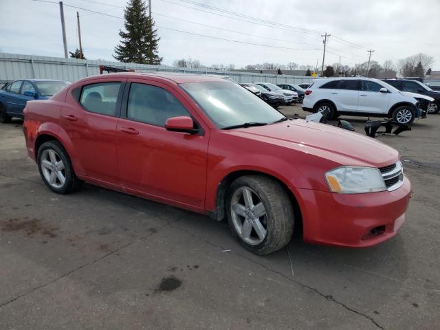 1C3CDZCB2CN122812 - 2012 DODGE AVENGER SXT RED photo 4