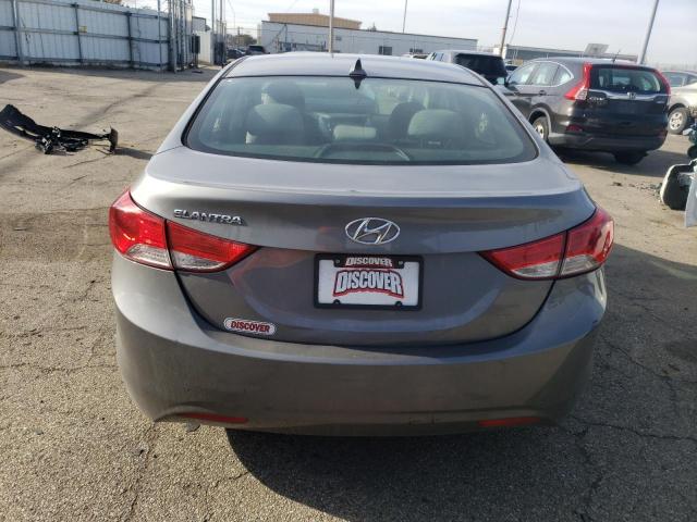 5NPDH4AE7DH357499 - 2013 HYUNDAI ELANTRA GLS GRAY photo 6