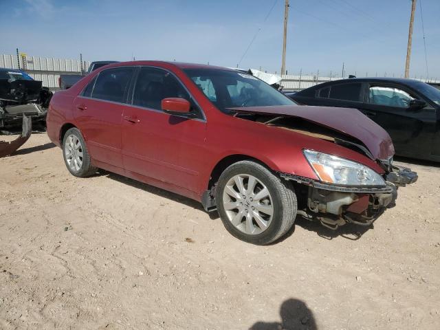 1HGCM66827A049305 - 2007 HONDA ACCORD EX RED photo 4