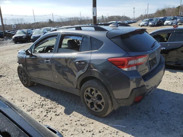 JF2GTHSCXNH239075 - 2022 SUBARU CROSSTREK SPORT GRAY photo 2