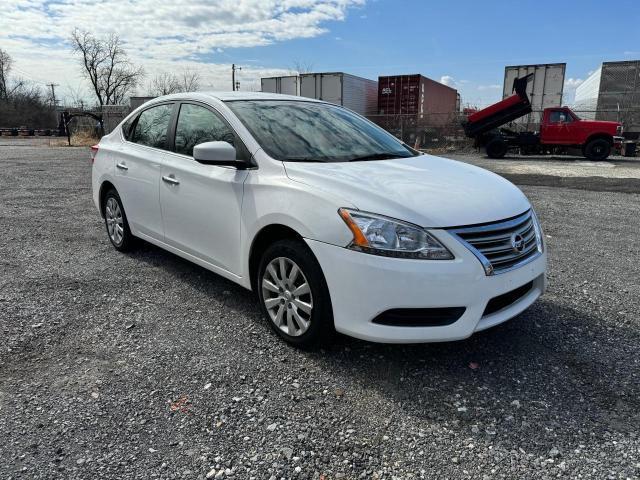 3N1AB7AP6FY267034 - 2015 NISSAN SENTRA S WHITE photo 1