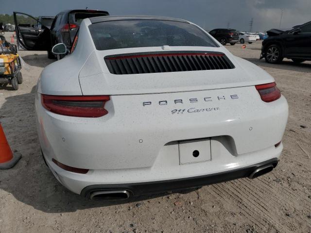 WP0AA2A9XKS103525 - 2019 PORSCHE 911 CARRERA WHITE photo 6