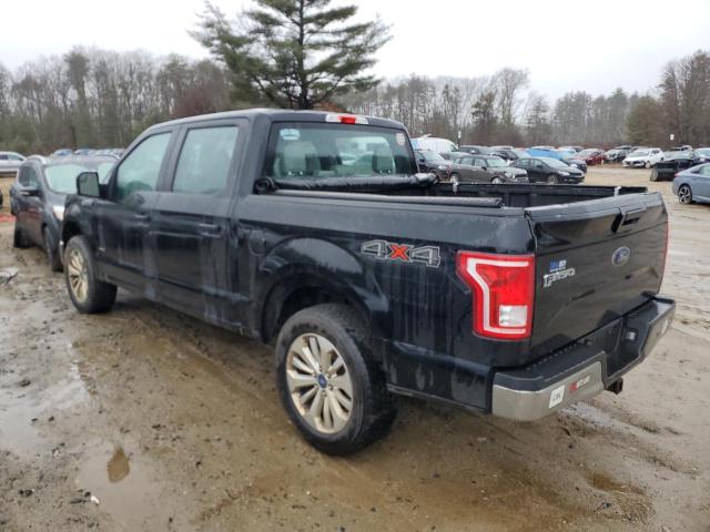 1FTEW1EP2GFB90262 - 2016 FORD F150 SUPERCREW BLACK photo 2