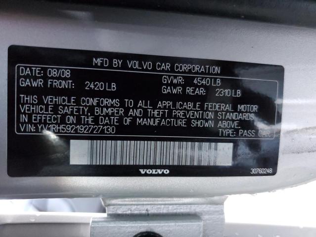 YV1RH592192727130 - 2009 VOLVO S60 2.5T SILVER photo 13