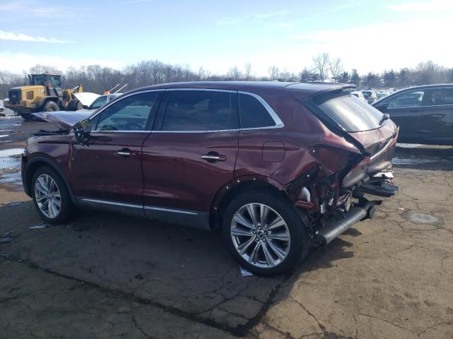 2LMTJ8LP4GBL58891 - 2016 LINCOLN MKX RESERVE BURGUNDY photo 2