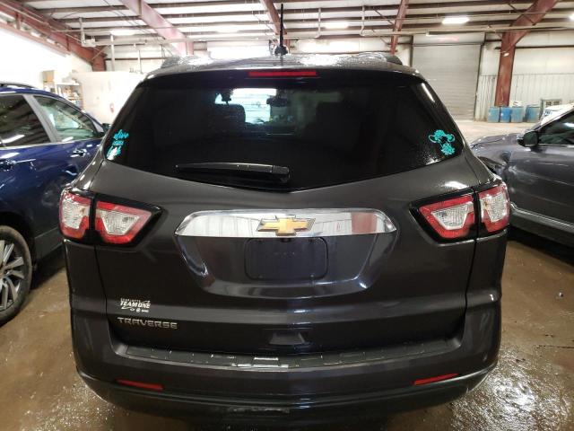 1GNKRFKD6HJ111621 - 2017 CHEVROLET TRAVERSE LS CHARCOAL photo 6