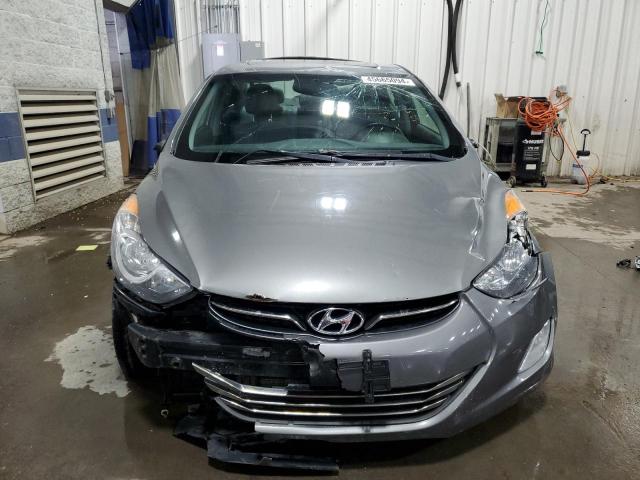 5NPDH4AE1DH230246 - 2013 HYUNDAI ELANTRA GLS GRAY photo 5