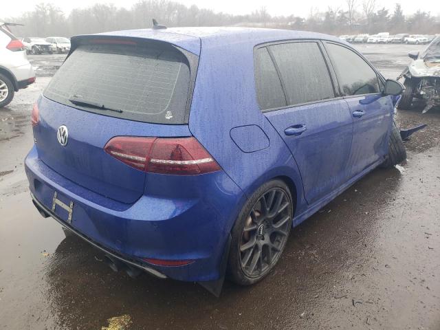 WVWLF7AU1FW201529 - 2015 VOLKSWAGEN GOLF R BLUE photo 3