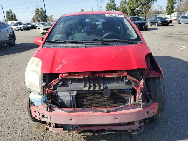 JTDJT923585202631 - 2008 TOYOTA YARIS RED photo 5