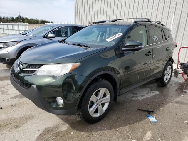 2T3RFREV3DW014183 - 2013 TOYOTA RAV4 XLE GREEN photo 1