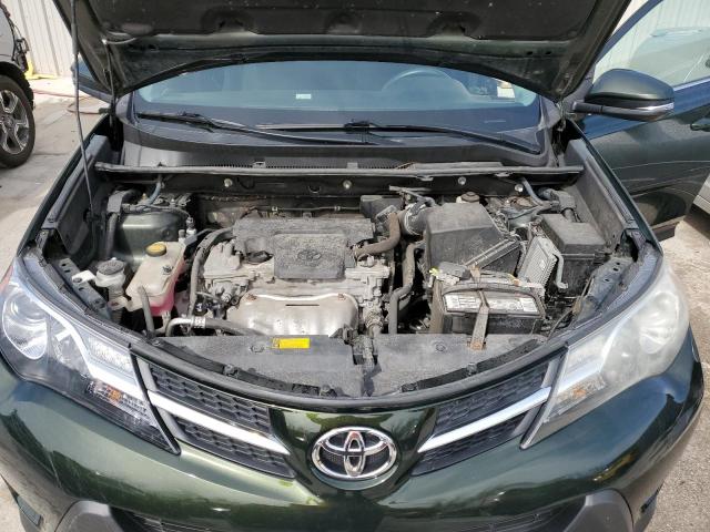 2T3RFREV3DW014183 - 2013 TOYOTA RAV4 XLE GREEN photo 11