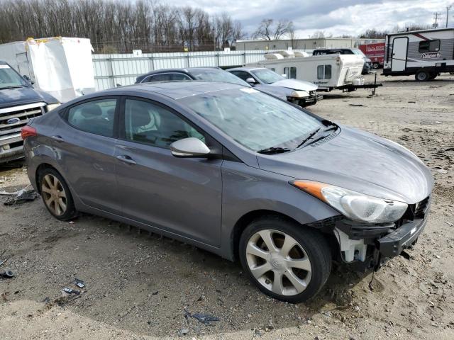 5NPDH4AE0BH042444 - 2011 HYUNDAI ELANTRA GLS GRAY photo 4