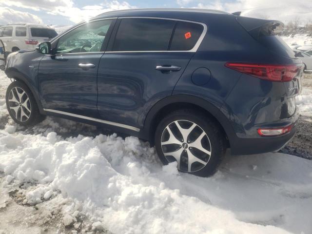 KNDPRCA61H7208657 - 2017 KIA SPORTAGE SX BLUE photo 2