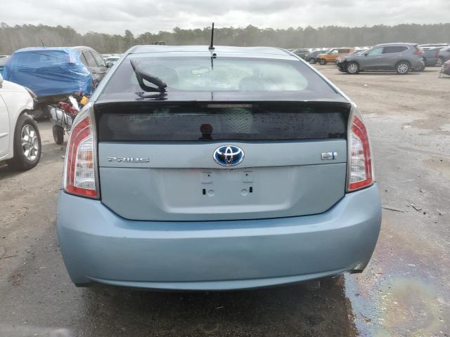 JTDKN3DU9D5547706 - 2013 TOYOTA PRIUS TEAL photo 6