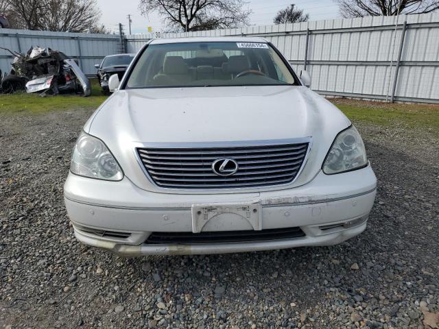 JTHBN36F050176463 - 2005 LEXUS LS 430 WHITE photo 5