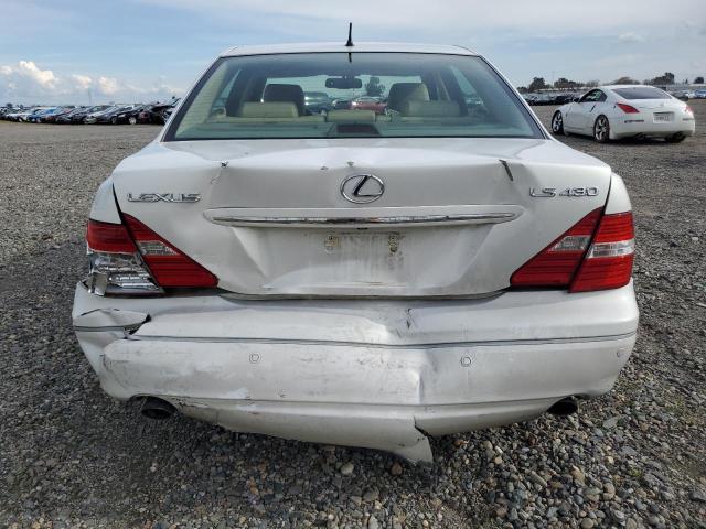 JTHBN36F050176463 - 2005 LEXUS LS 430 WHITE photo 6